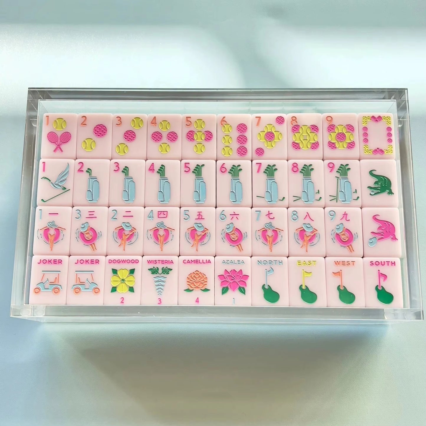 Country Club Mahjong Tiles Set 160pcs