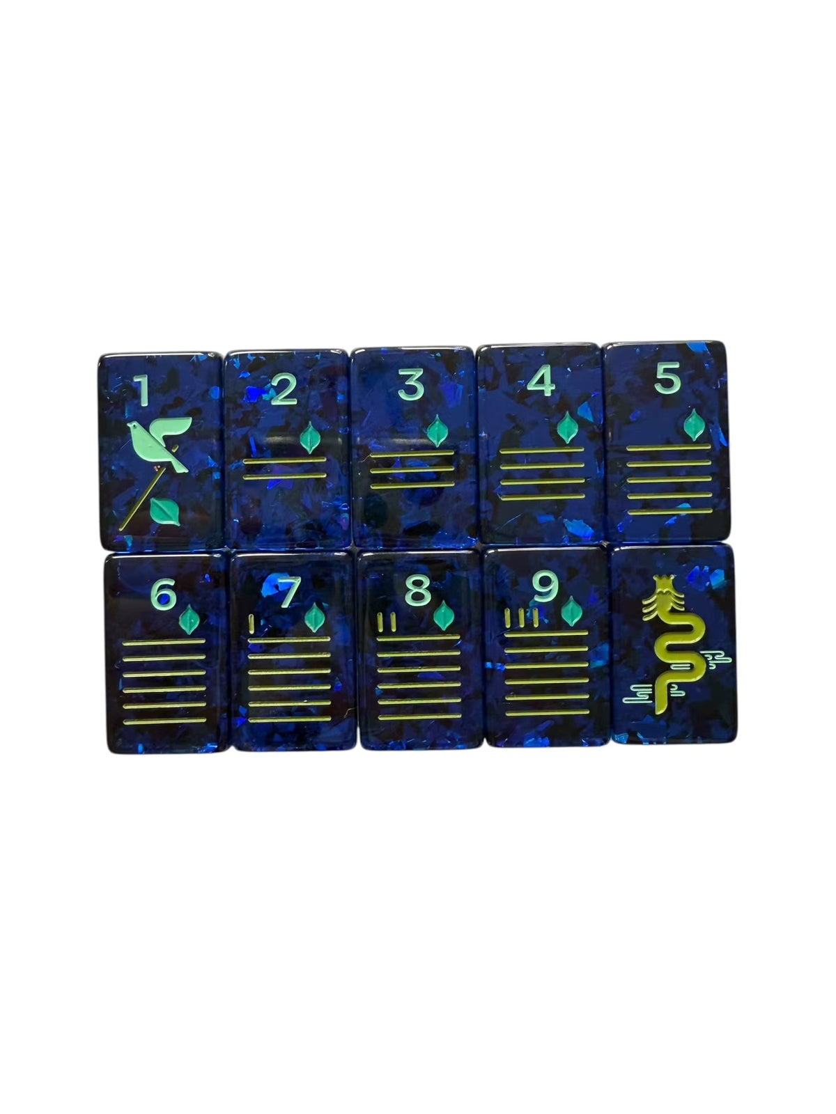 Rainbow Confetti Mahjong Tiles Set 160pcs