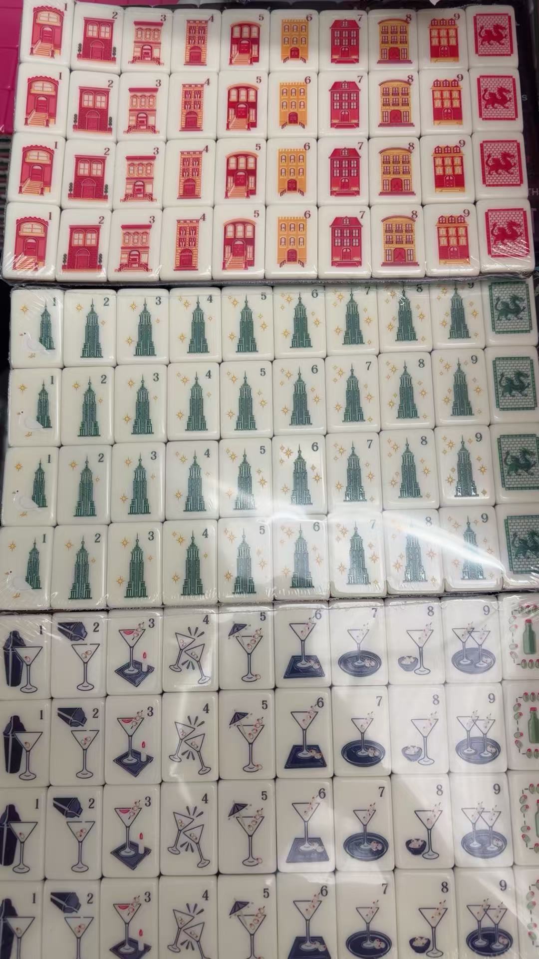 New York Cosmopolitan Mahjong Tiles Set 160pcs