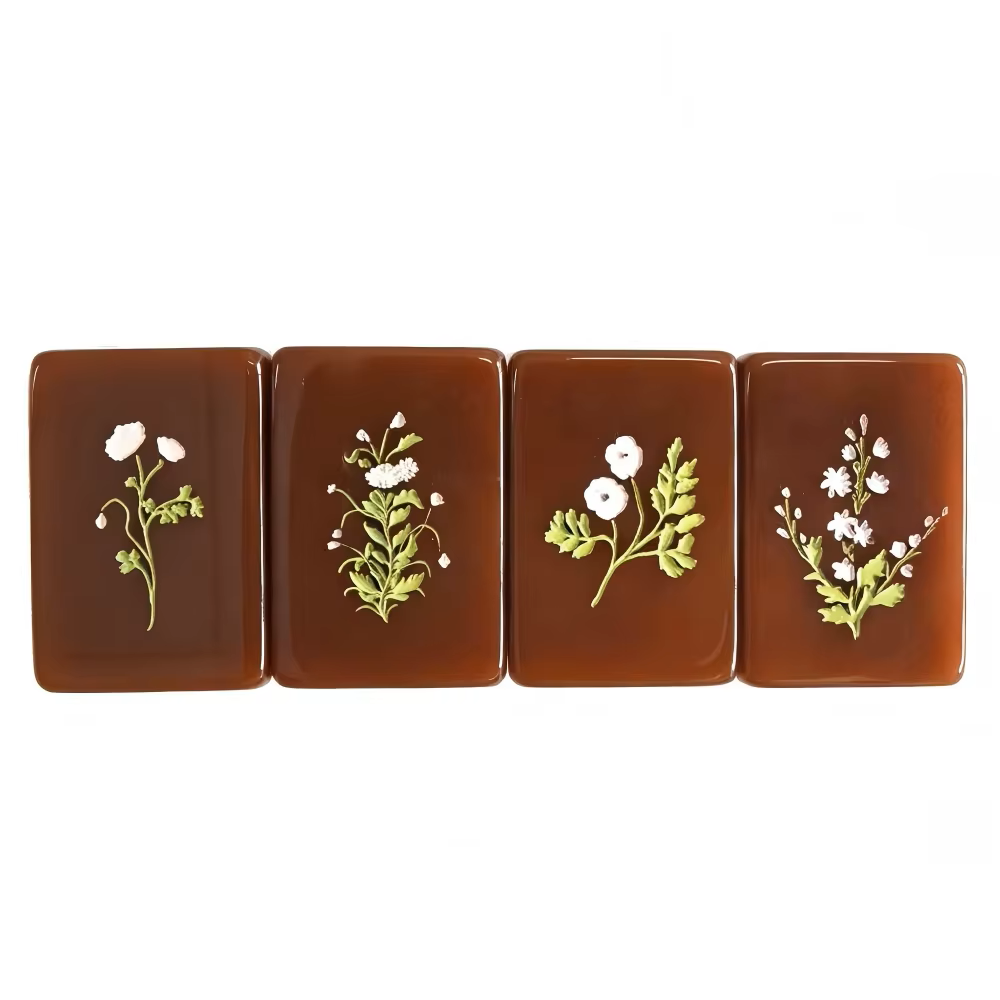 Burgundy Brown USA Mahjong Tiles Set 160pcs