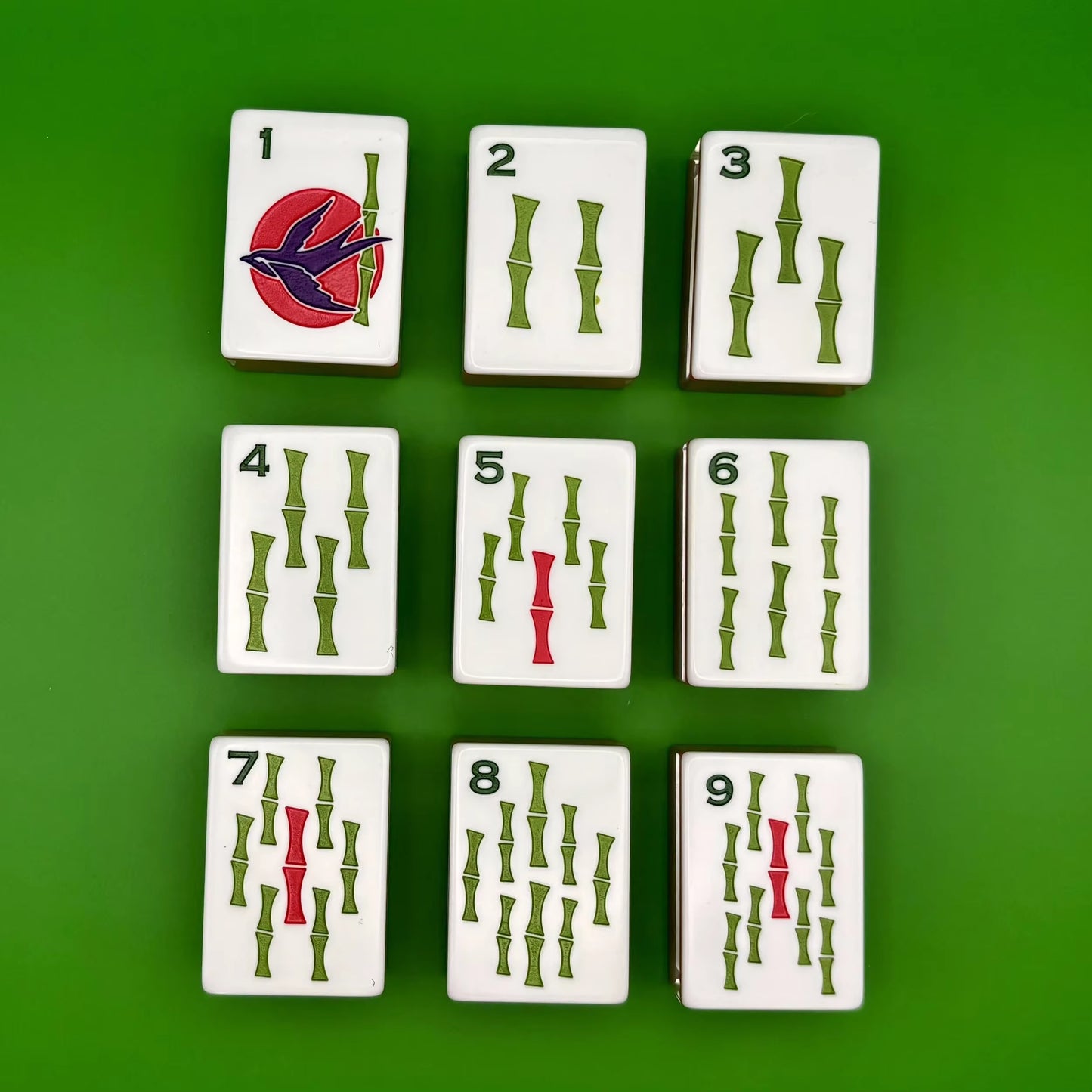 Lucky Red Mahjong Tiles Set 160pcs