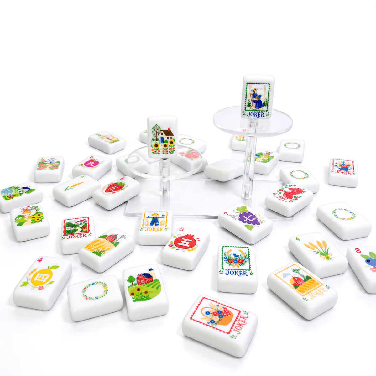 Cottage Mahjong Tiles Set 160pcs