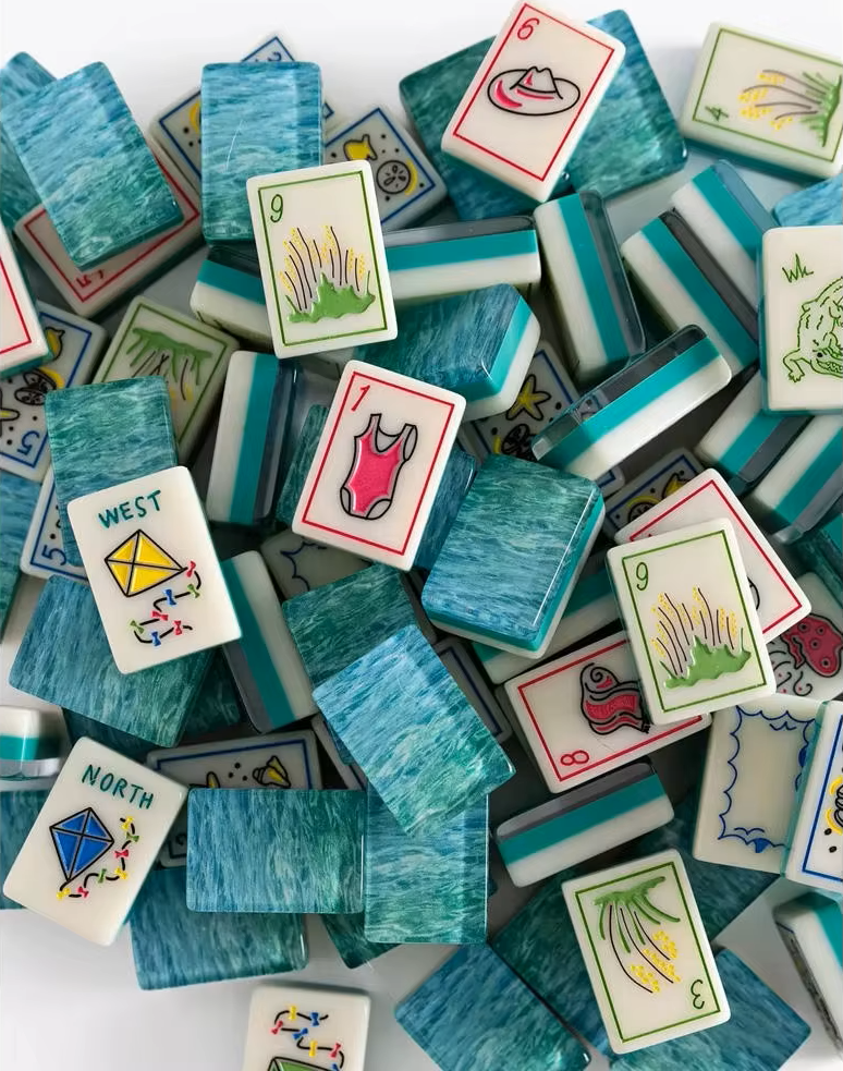 Summer Green Mahjong Tiles Set 160pcs