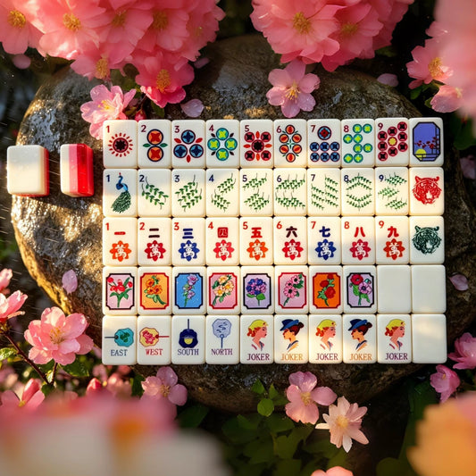 Pop Retro Mahjong Tiles Set 160pcs