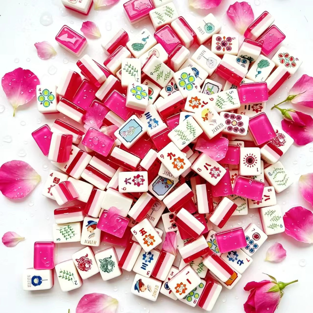 Pop Retro Mahjong Tiles Set 160pcs