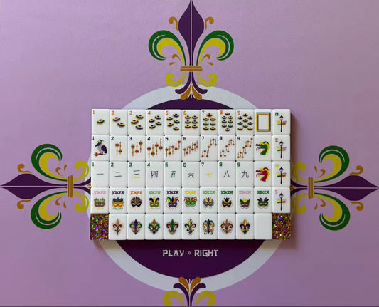 Glitter Circus in Mahjong Tiles and Mat Set