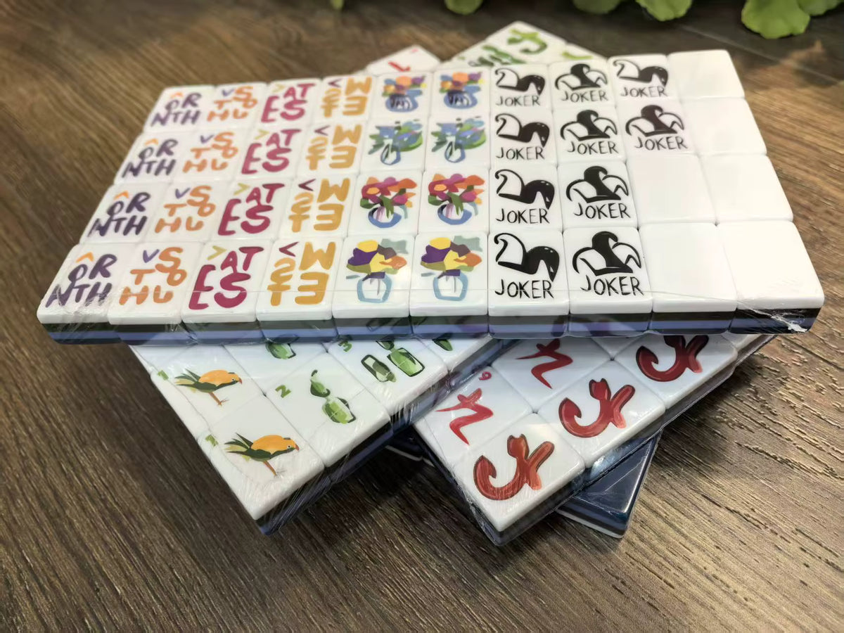 Paint Mahjong Tiles Set 160pcs