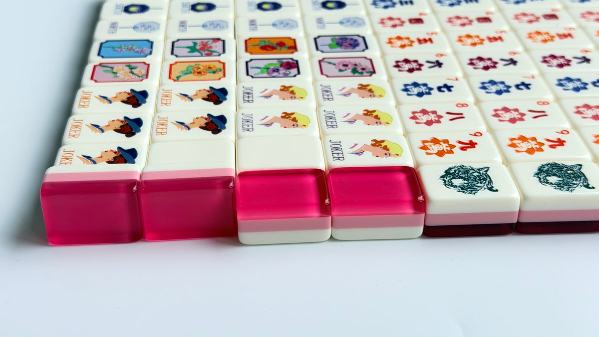 Pop Retro Mahjong Tiles Set 160pcs