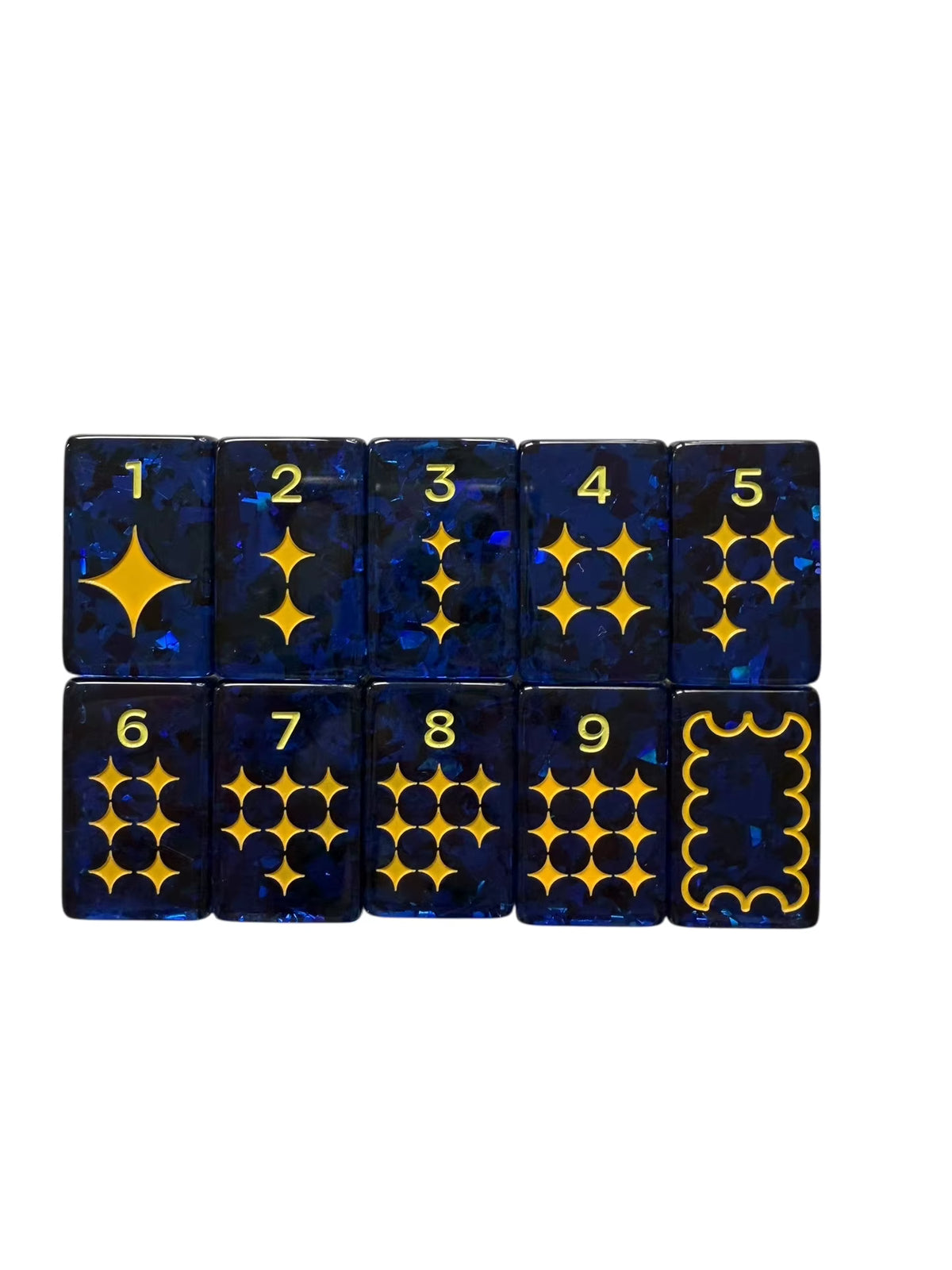 Rainbow Confetti Mahjong Tiles Set 160pcs