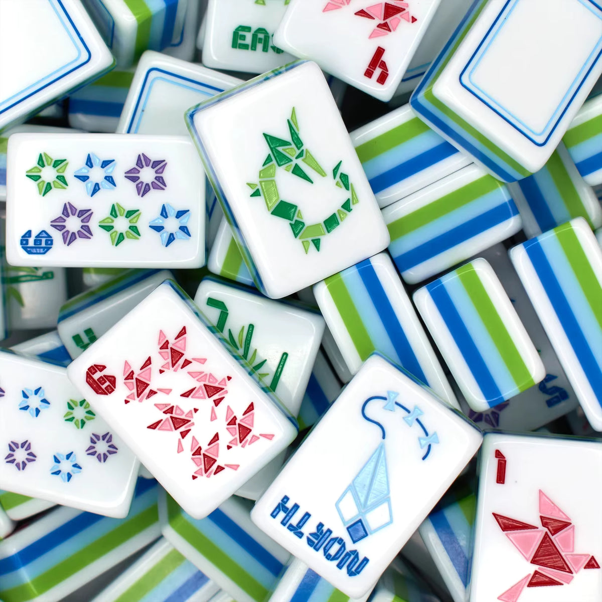 Origami Mahjong Tiles Set 160pcs