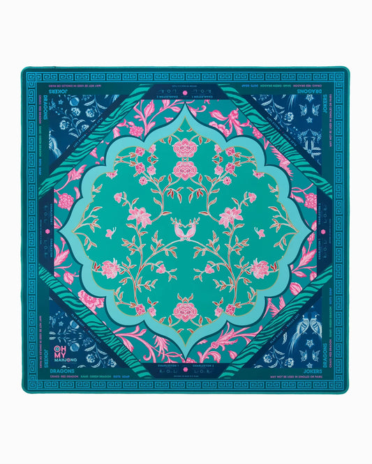 Tea Party Mahjong Tiles and Mat Set