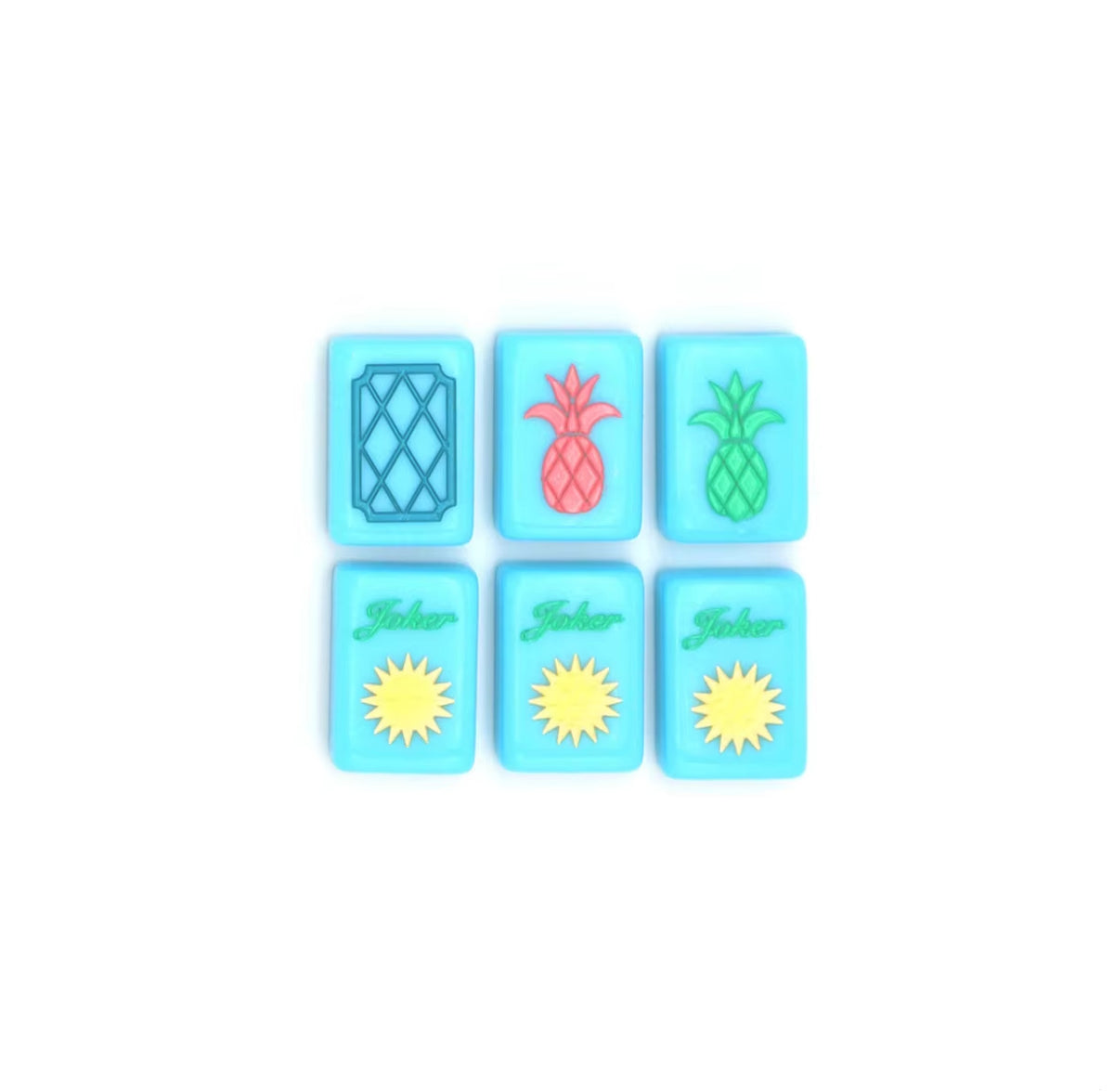 Blue Dot Mahjong Tiles Set 160pcs