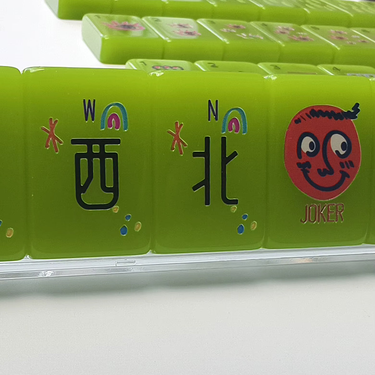 Groovy Green Mahjong Tiles Set 160pcs