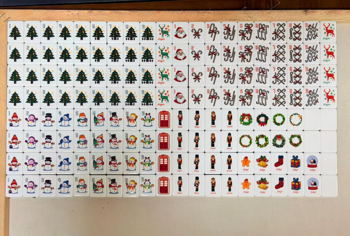 Christmas Present Mahjong Tiles Set 160pcs
