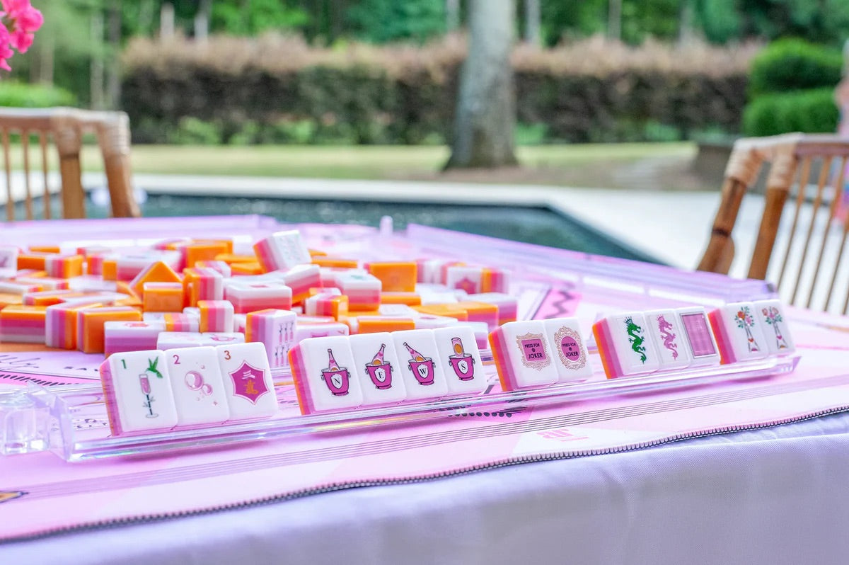Champagne Orange Mahjong Tiles Set 160pcs