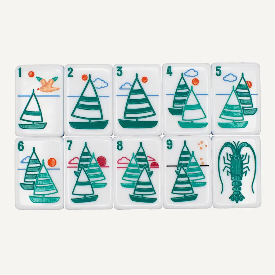 Summer Breeze Mahjong Tiles Set 160pcs