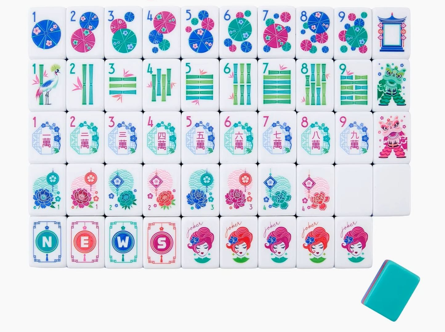 Zen Mahjong Tiles Set 160pcs