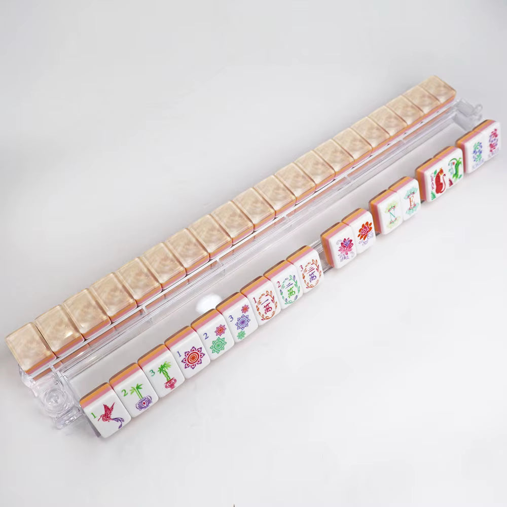 Eastern Flowers Mahjong Tiles Set 160pcs