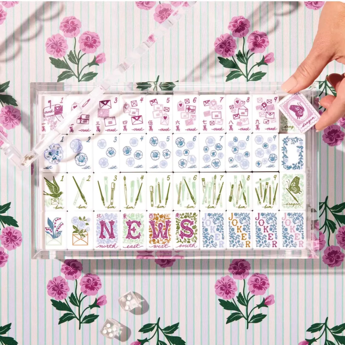 Love Letter Mahjong Tiles Set 160pcs