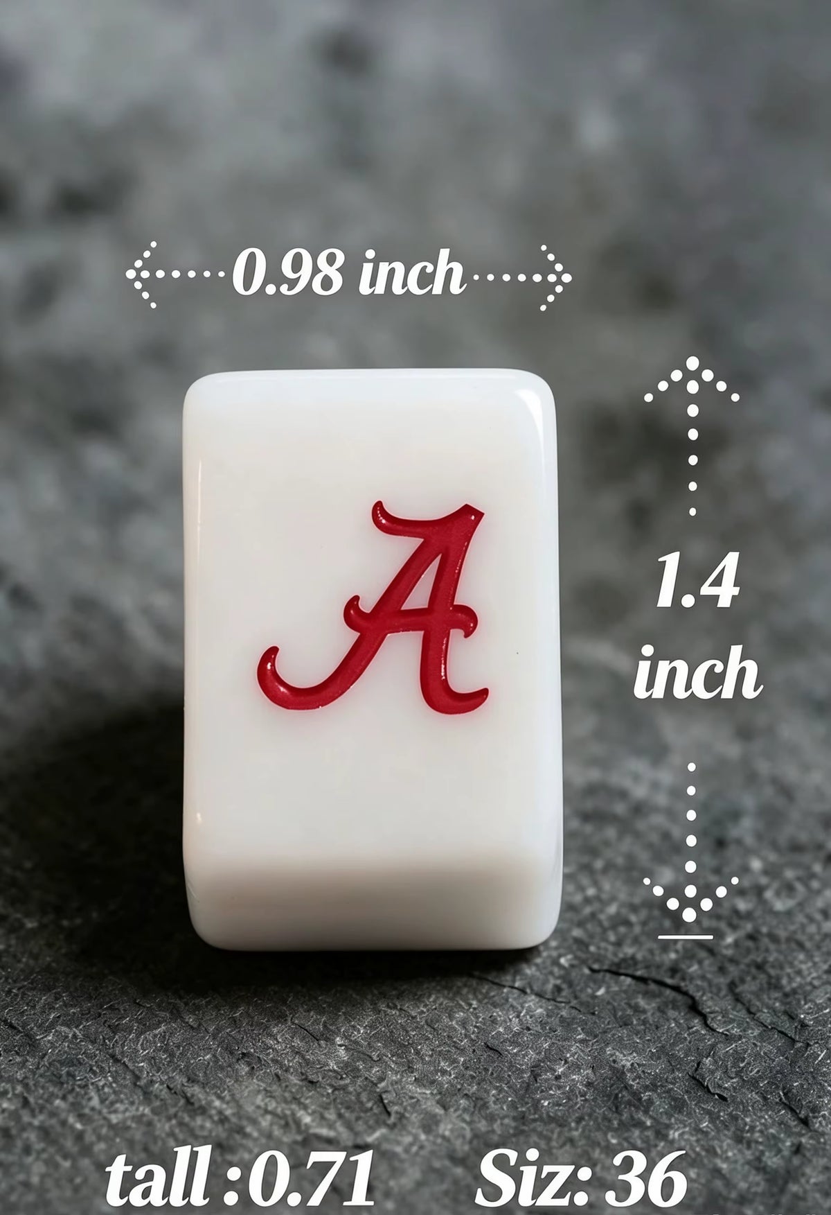 University of Alabama UA Mahjong Tiles Set 160pcs