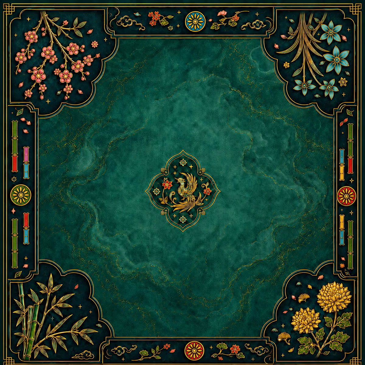 Galaxy Glitter Mahjong Mat