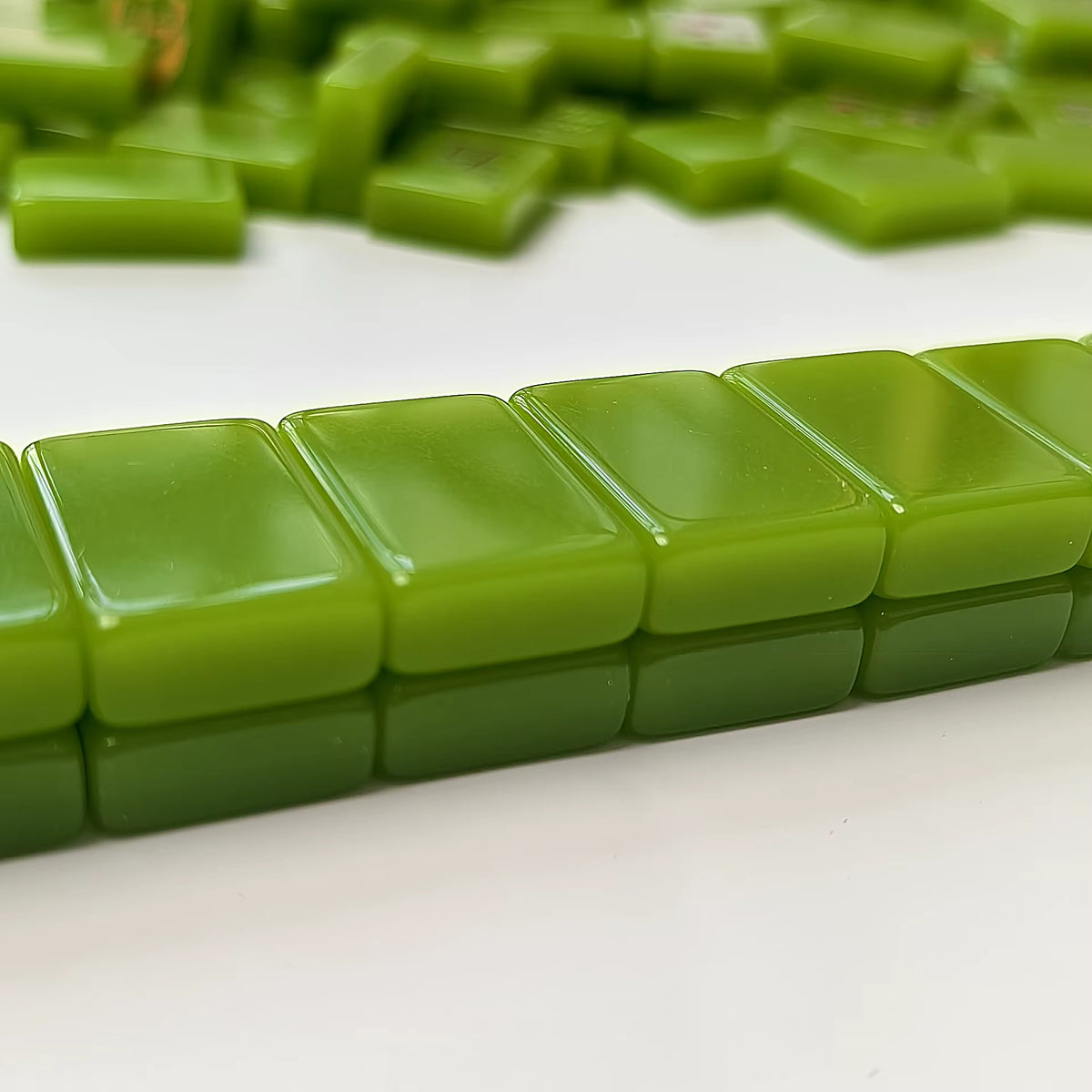 Groovy Green Mahjong Tiles Set 160pcs
