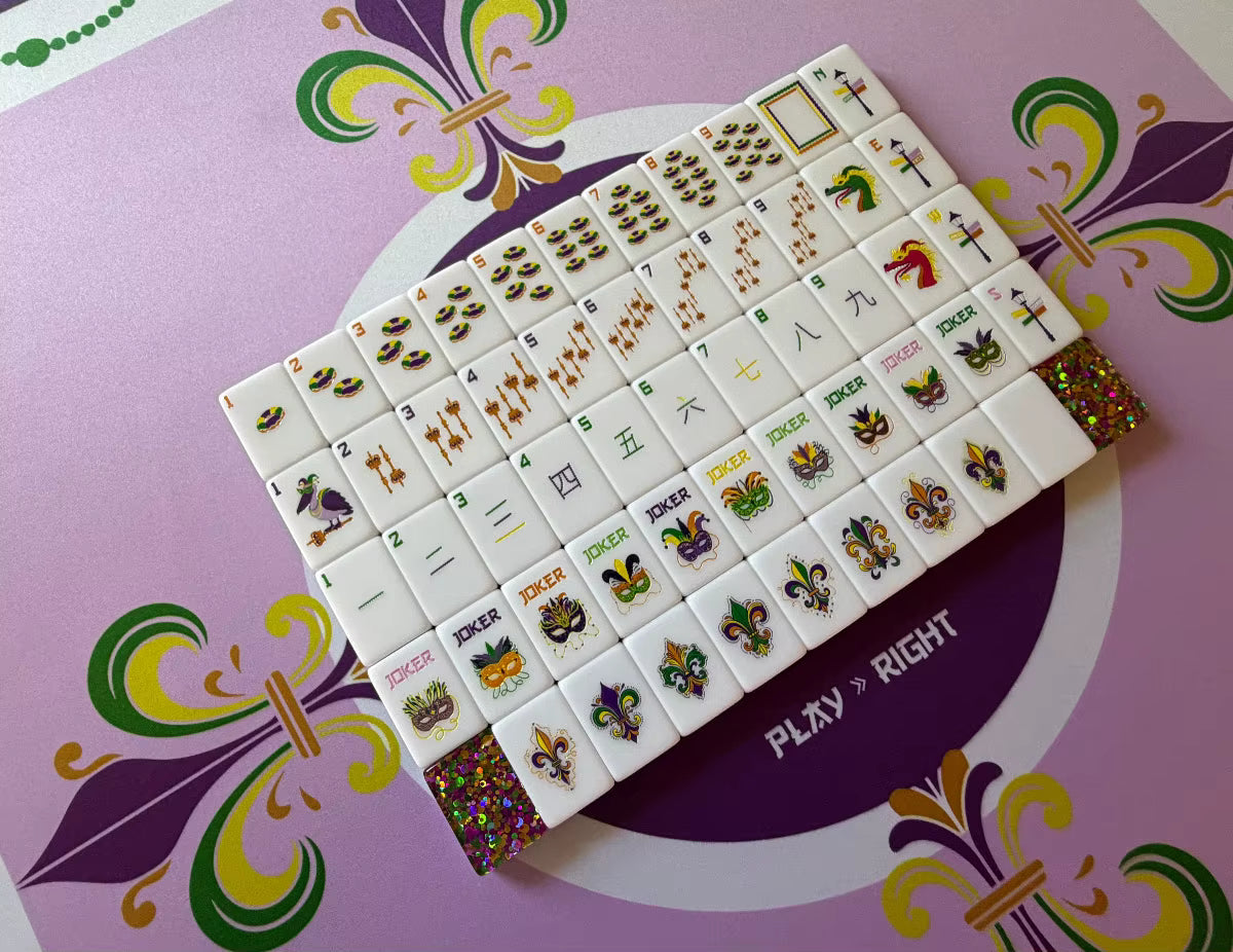 Glitter Circus Mahjong Tiles Set 160pcs