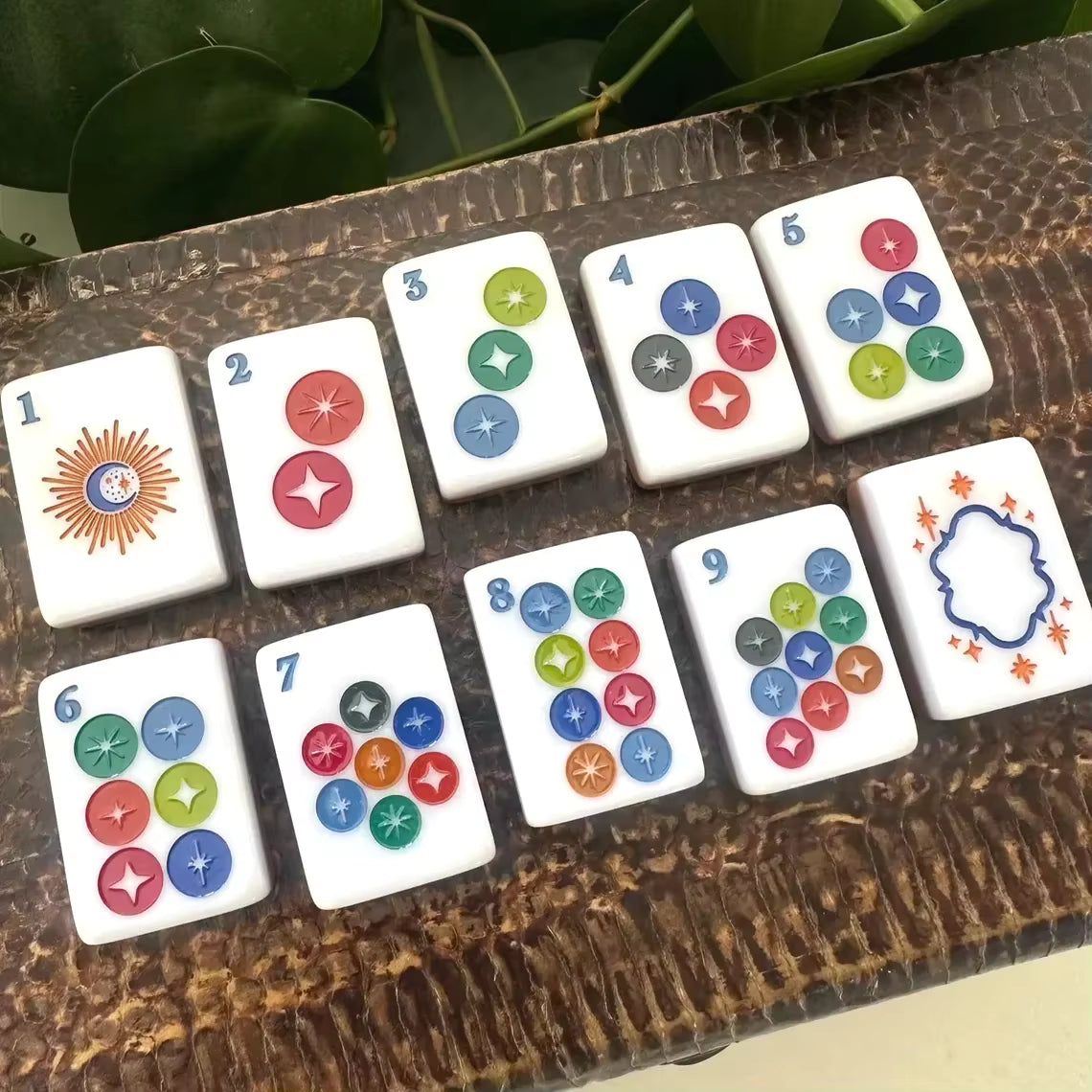Africa Zoo Mahjong Tiles Set 160pcs