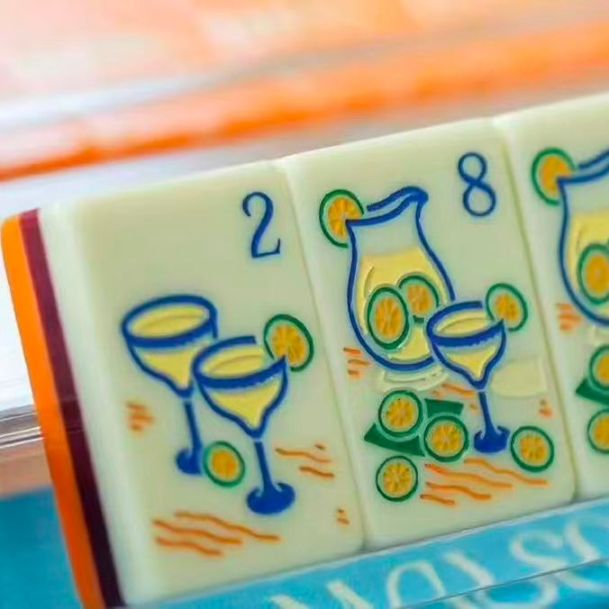 Tropical Fiesta Mahjong Tiles Set 160pcs