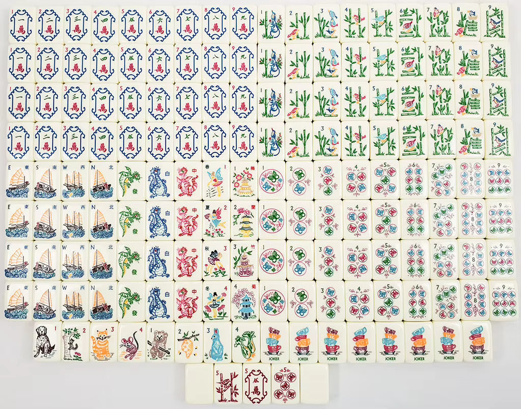 The Story Board Mahjong Tiles Set 160pcs