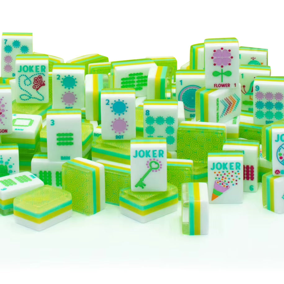 Summer Green Mahjong Tiles Set 160pcs