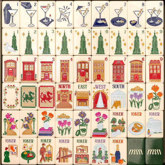 New York Cosmopolitan Mahjong Tiles Set 160pcs