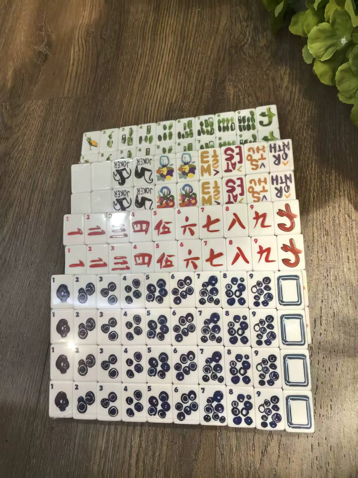 Paint Mahjong Tiles Set 160pcs