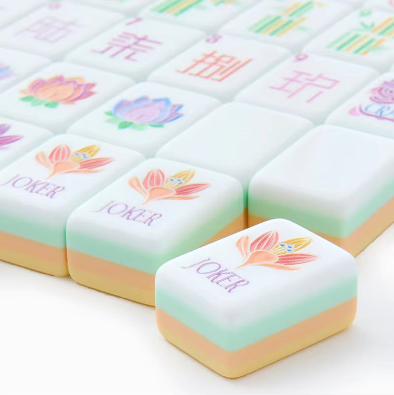 Soft Yellow Mahjong Tiles Set 160pcs