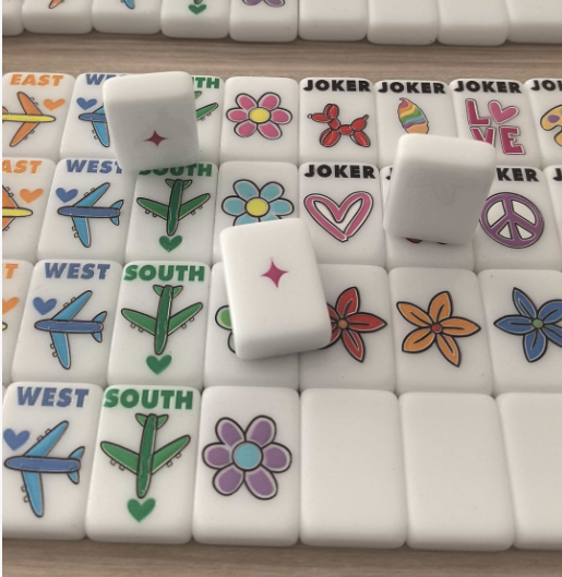 Vintage Fun Mahjong Tiles Set 160pcs