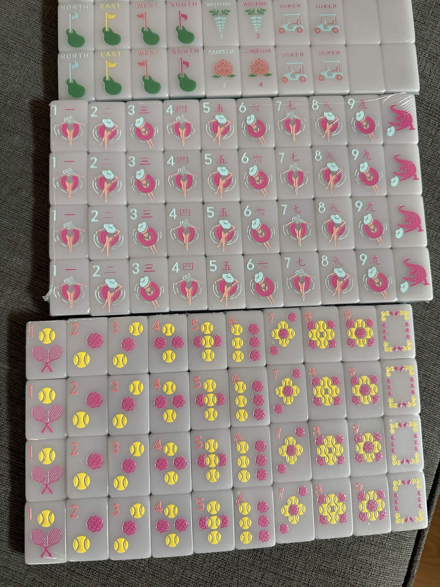 Country Club Mahjong Tiles Set 160pcs