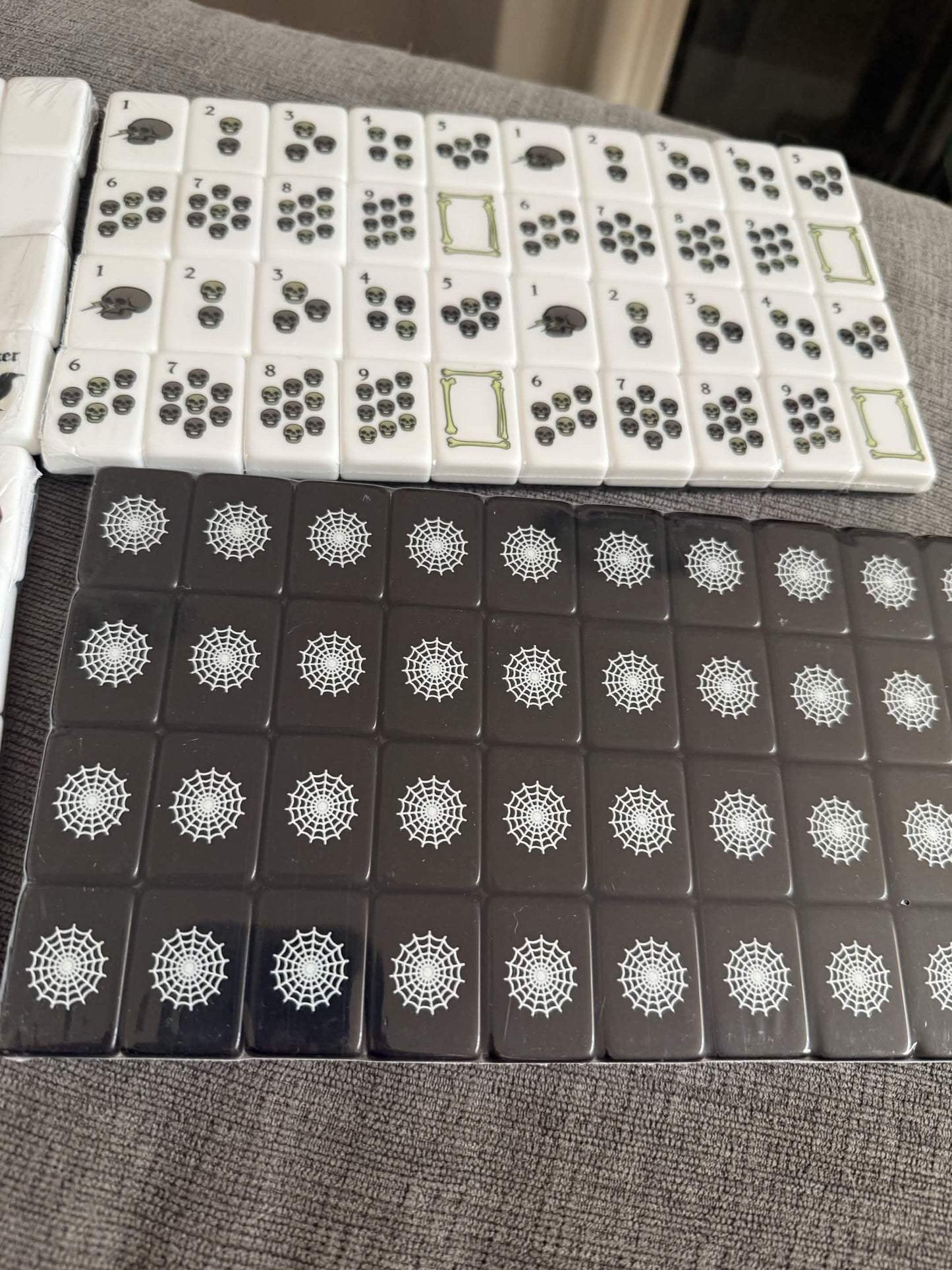 Gothic Halloween Mahjong Tiles Set 160pcs