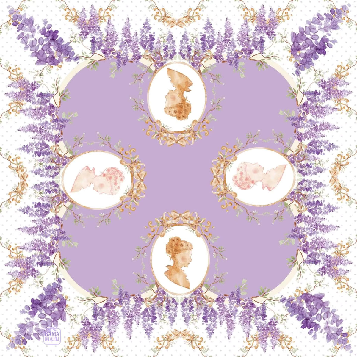 Lavender Mahjong Mat