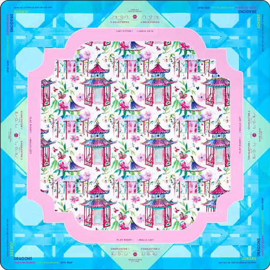 Pink Oriental Mahjong Mat
