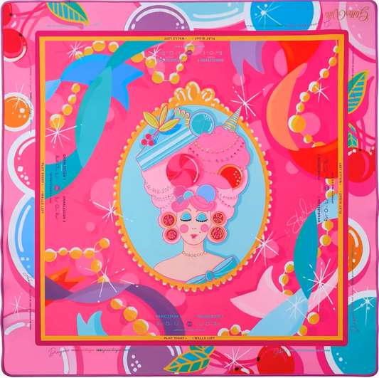 Tropical Lady Mahjong Mat