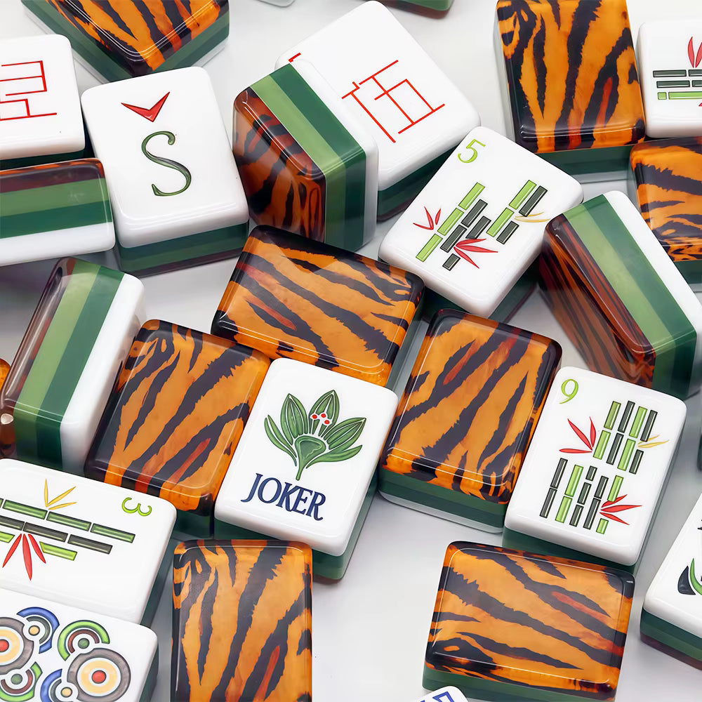 Tiger Lily Mahjong Tiles Set 160pcs