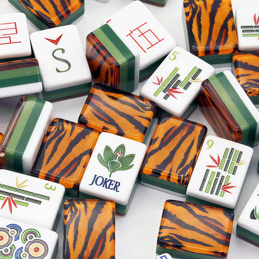 Tiger Lily Mahjong Tiles Set 160pcs