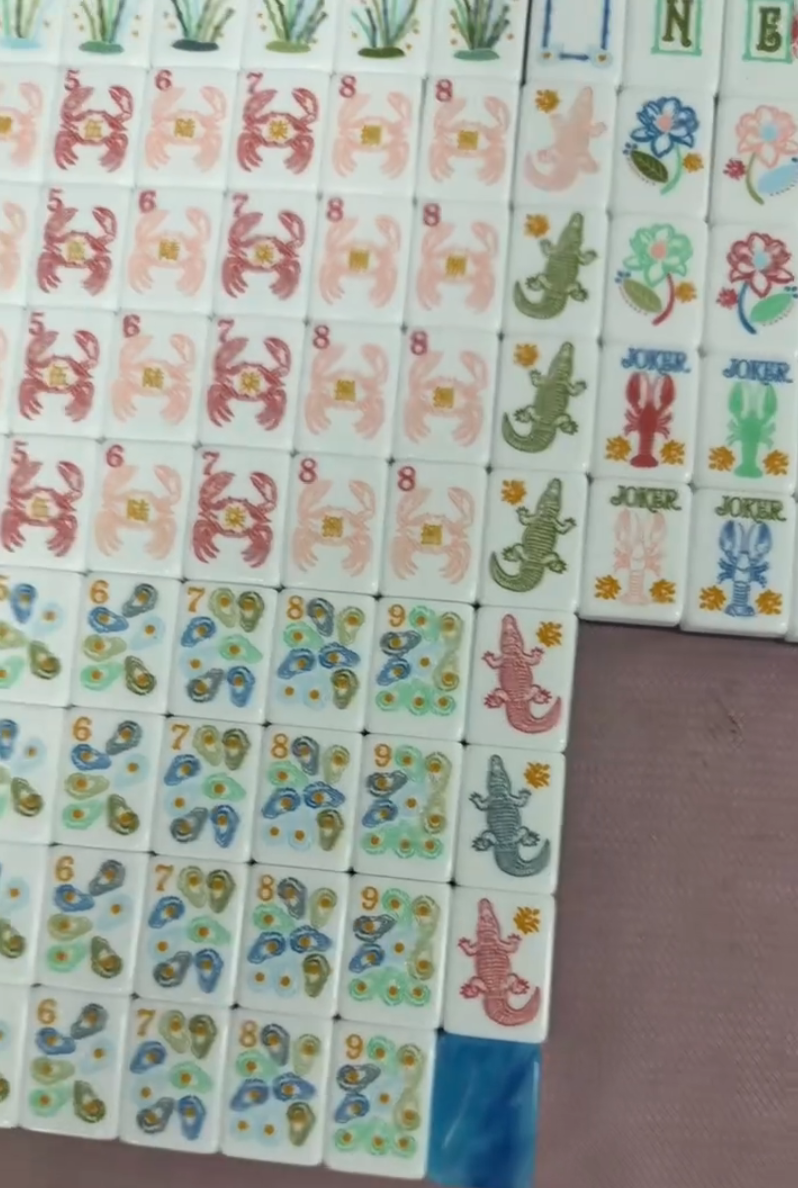 Ocean Coast Mahjong Tiles Set 160pcs